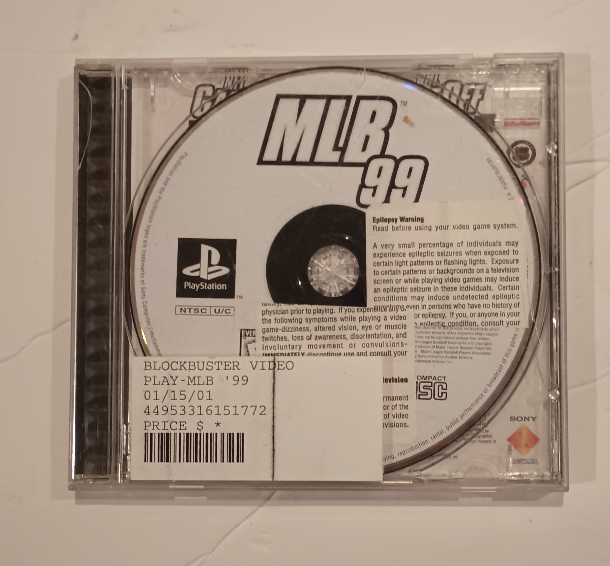 MLB '99 (No Manual)